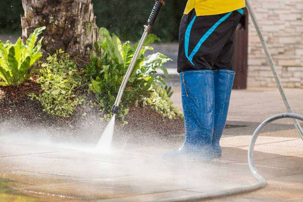 pressure washing